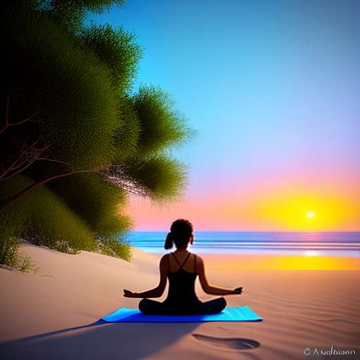 Beach Bliss Yoga: Midjourney Image Generator - Socialdraft