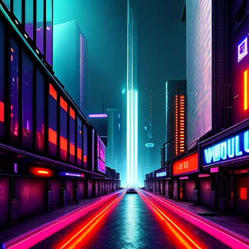 Cyberpunk Alleyway Midjourney Prompt - Create Your Own Futuristic Cityscape - Socialdraft