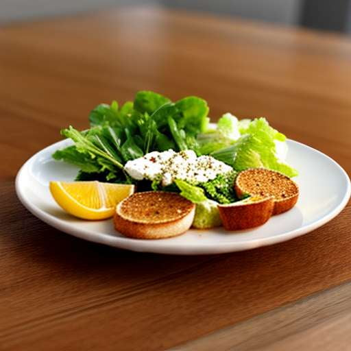 Caesar Salad with Feta Midjourney Image Prompt - Socialdraft