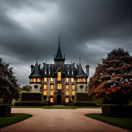 Shadowy Chateau Customizable Midjourney Prompts for Text-to-Image Creation - Socialdraft
