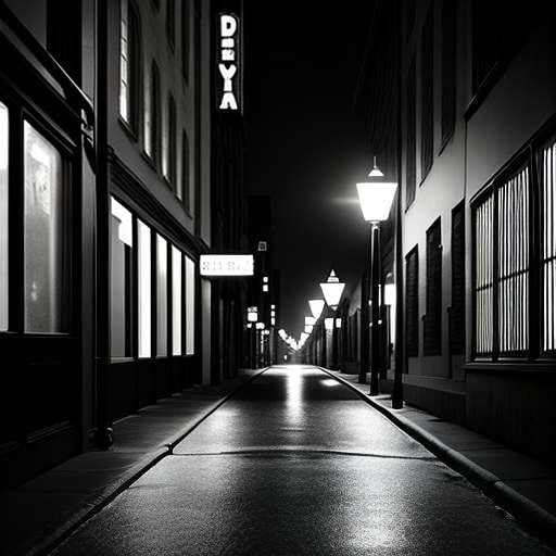 "Midnight Metropolis" - Noir Cityscape Midjourney Prompt - Socialdraft