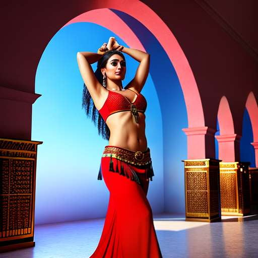 "Flamenco Fusion" Spanish Belly Dancing Midjourney Prompt - Socialdraft