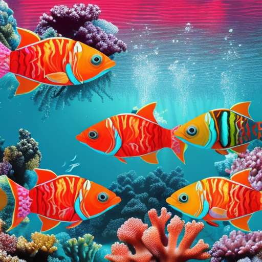 Midjourney Prompts: Vibrant Fish Art for Custom Painting Projects - Socialdraft