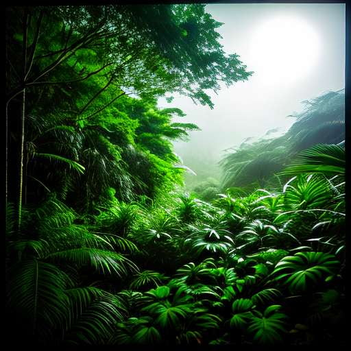 Rainforest Night - Midjourney Prompt for Stunning Jungle Images - Socialdraft