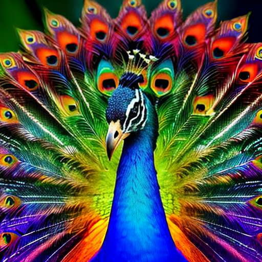 Peacock Rhapsody Midjourney Prompt: Unique Text-to-Image Art Creation - Socialdraft
