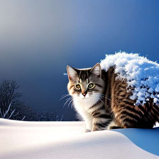 Siberian Kitty Cats Midjourney Prompt - Customizable Feline Art - Socialdraft