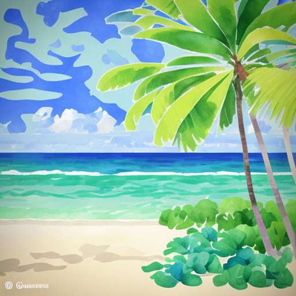 Paradise Beach Apparel and Stickers - Socialdraft