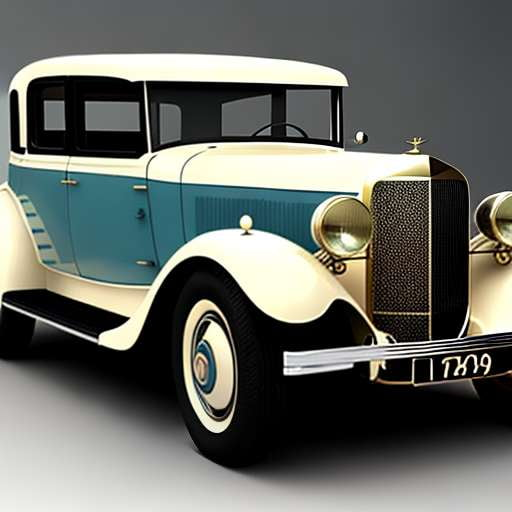 Art Deco Sedan Midjourney Prompt - Create Your Own Vintage Ride - Socialdraft