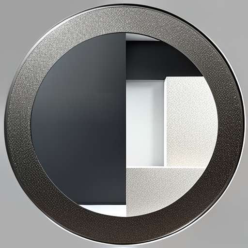 Half Moon Mosaic Mirror Midjourney Prompt - Text-to-Image Customizable Design - Socialdraft