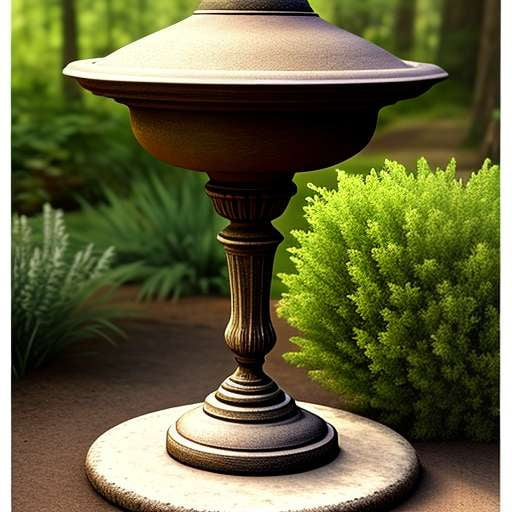 Rustic Solar Urn Fountain Midjourney Prompt for Outdoor Decor - Socialdraft
