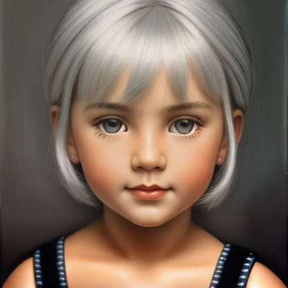 "Grey Haired Doll" Midjourney Portrait Prompt - Socialdraft