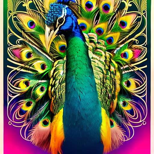 Peacock Dreams - Custom Midjourney Prompt for Image Generation - Socialdraft