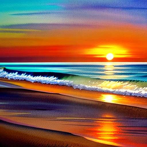 Seaside Sunsets Midjourney Masterpiece Generator - Socialdraft