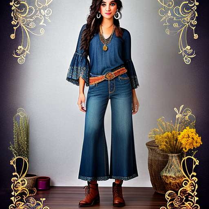 Gypsy Soul Outfit Midjourney Prompt - Customizable Text-to-Image Design - Socialdraft