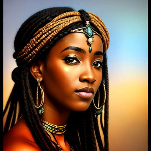 African Mythology Portrait Midjourney Prompt - Customizable Art Creation Tool - Socialdraft