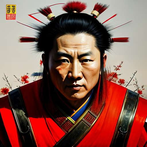 Chinese Warrior Portrait Midjourney Prompt - Create Your Own Masterpiece - Socialdraft