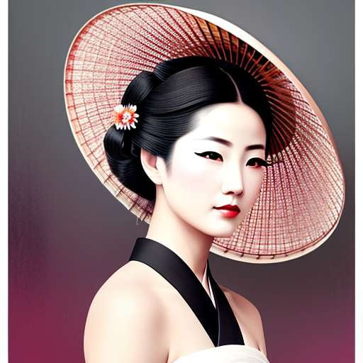 Geisha-Inspired Female Portrait Midjourney Prompt - Unique Customizable Art Prompts - Socialdraft
