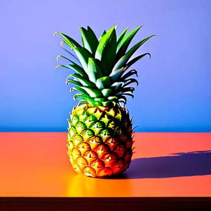 Pineapple Ceramic Fruit Bowl Midjourney Creation- Customizable & Unique - Socialdraft