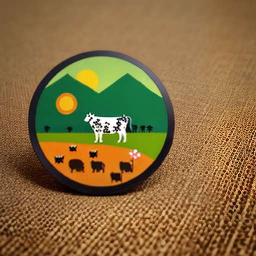 Rural Life Farm Animal Sticker Prompt - Midjourney Generated Design - Socialdraft