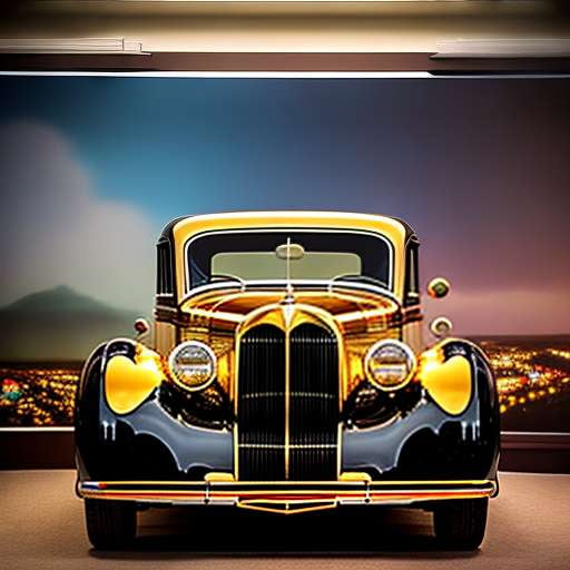Vintage Car Exhibition Midjourney Prompts - Customizable and Creative - Socialdraft
