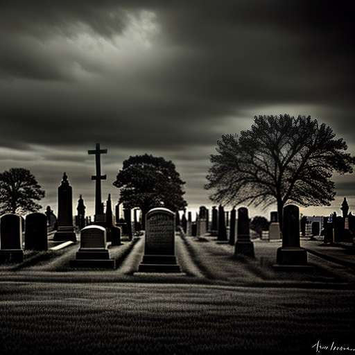 Nightmarish Cemetery Midjourney Prompt: Create Your Own Spooky Scene - Socialdraft