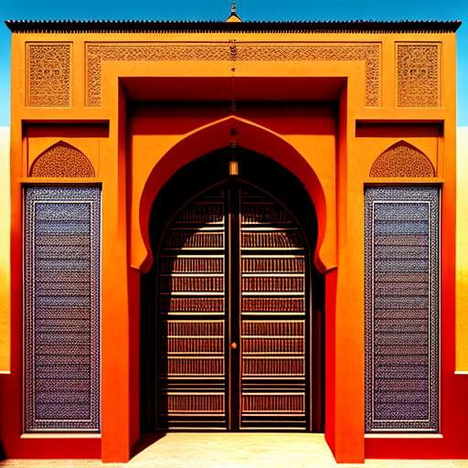 "Magical Moroccan Doorway" Midjourney Prompt - Socialdraft