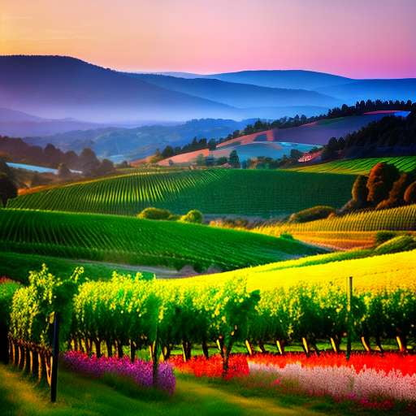 Vineyard Horseback Ride Midjourney Prompt for Stunning Custom Art - Socialdraft