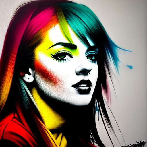 Graffiti Style Portrait Midjourney Prompt - Socialdraft