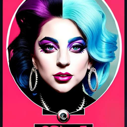 Gaga Vintage Poster Midjourney Prompt - Socialdraft