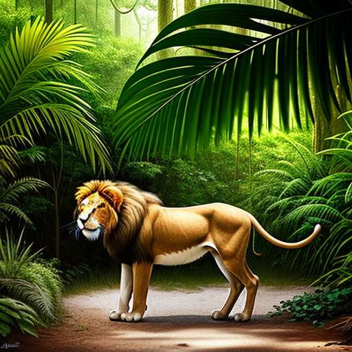 Wild Adventure Jungle Safari Midjourney Prompt - Create Your Own Exotic Jungle Experience - Socialdraft