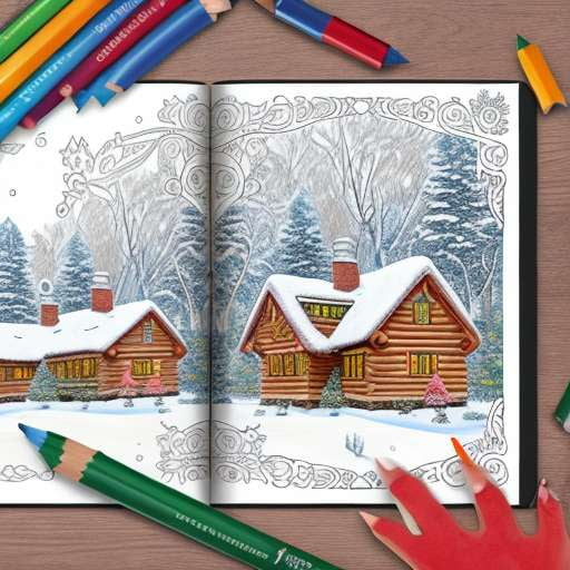 Holiday Coloring Books: Festive Designs for Relaxation and Joyful Creativity with Midjourney Prompts - Socialdraft