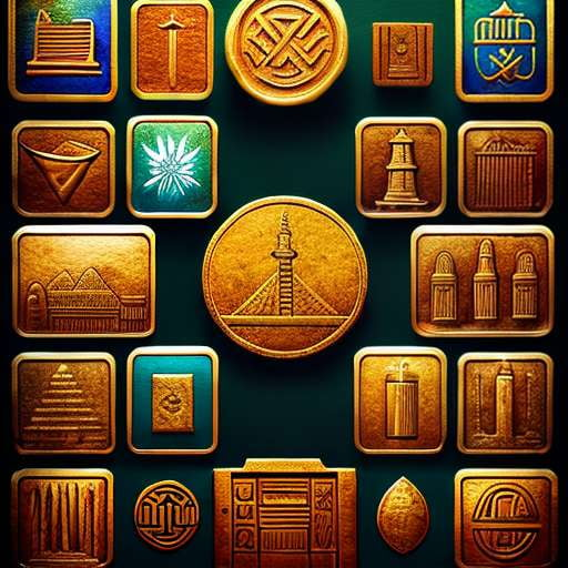 Ancient Times Icon Pack Midjourney Prompts - Illustrated Images - Socialdraft