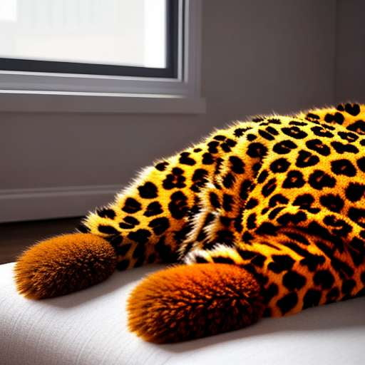 Leopard Print Fleece Pajamas Midjourney Generator - Socialdraft