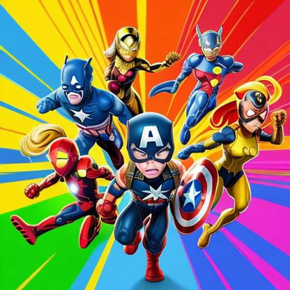 Customizable Midjourney Prompts for Unique Marvel Avengers Figurines –  Socialdraft