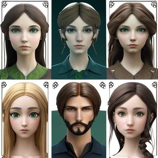 "Customizable 3D Virtual Life Game Characters with Midjourney Prompts" - Socialdraft