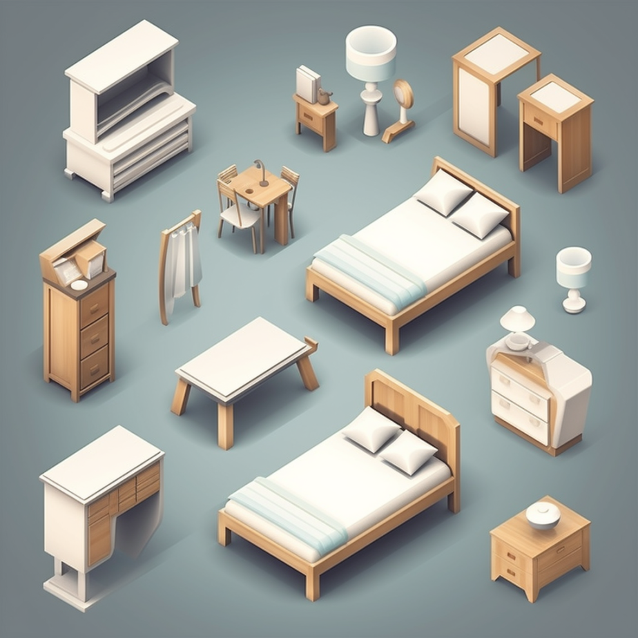 3d Furniture Icons