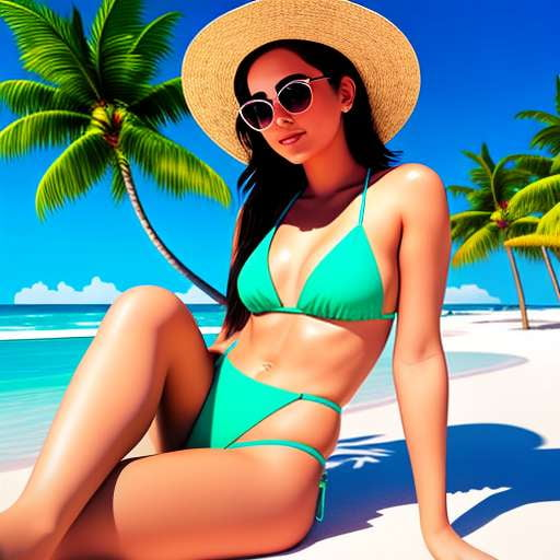 High Waisted Bikini Midjourney Creator - Create Your Personalized Beach Look - Socialdraft