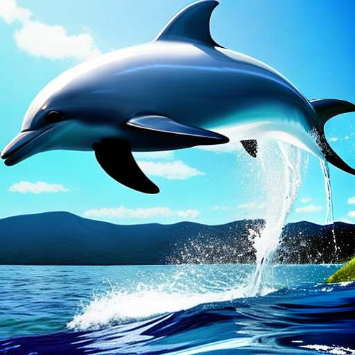 Dolphin Jumping Midjourney Prompt for Custom Art Creation and Inspiration - Socialdraft