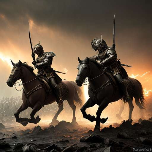 Midjourney Prompts: Warriors Leading Armies - Create Epic Battle Scenes - Socialdraft