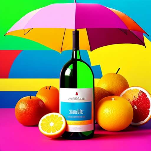 Bright Citrus and Wine Midjourney Prompt for Unique Still Life Art - Socialdraft