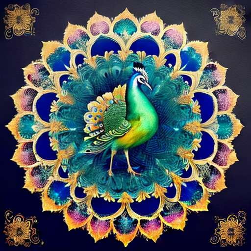 Midjourney Peacock Mandala: Create Your Own Stunning Peacock Artwork - Socialdraft