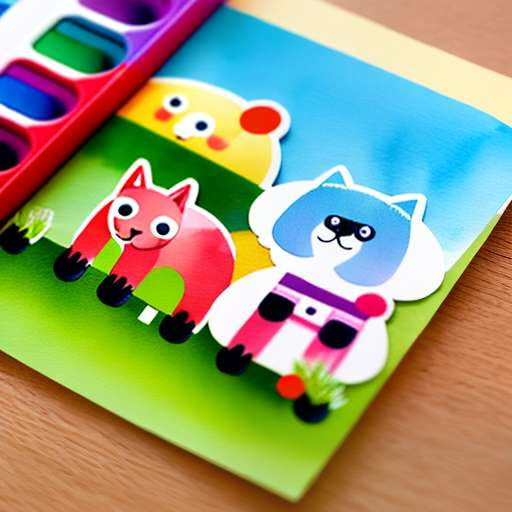"Fun and Playful Children's Toys Sticker Sheet Midjourney Prompt" - Socialdraft