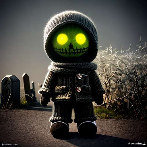 "Create Your Own Knitted Zombie Book Character with Midjourney Prompts" - Socialdraft
