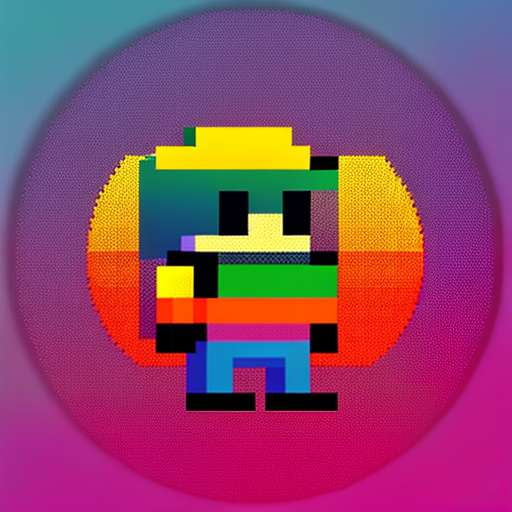 Retro Gaming Character Midjourney Prompt - Pixel Art Style - Socialdraft