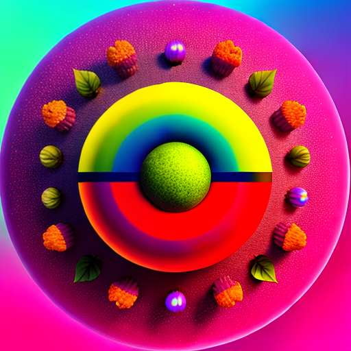 Fantasy Fruit Eruption Midjourney Prompt - Create Your Own Magical Fruit World - Socialdraft