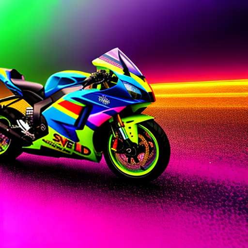 Acid Trip Motorcycle Rider Midjourney Image Prompt - Socialdraft