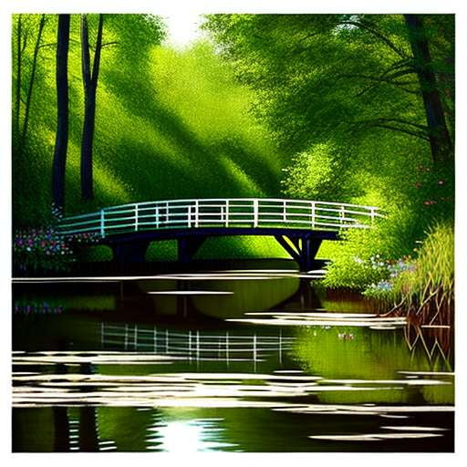 Custom Midjourney Wooden Bridge Prompt - Create Your Own Scenic Landscape - Socialdraft