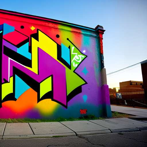 Graffiti Throw-up Midjourney Prompt: Create your own urban masterpiece - Socialdraft