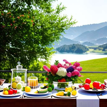 Summer Grazing Table Midjourney Prompt - Create Your Perfect Picnic - Socialdraft