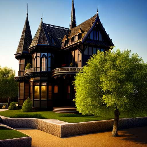 3D Fantasy House Midjourney Prompt - Customizable and Unique - Socialdraft